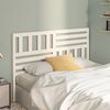 vidaXL Bed Headboard White 156x4x100 cm Solid Wood Pine