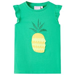 vidaXL Kids' T-shirt Green 116