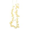 vidaXL Christmas Flower Garlands 6 pcs Champagne 180 cm