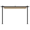 vidaXL Gazebo Taupe 300 x 300 x 200 cm Polyester