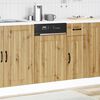vidaXL Dishwasher Panel Lucca Artisan Oak Engineered Wood