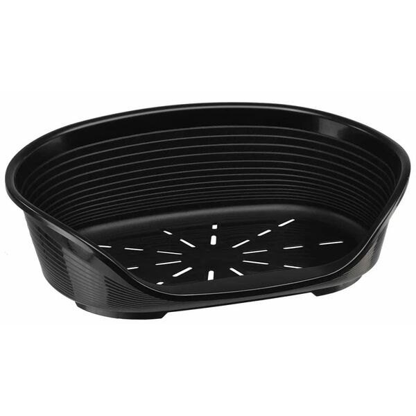 Ferplast Dog Basket Siesta Deluxe 10 Black 93.5x68x28.5 cm 70210917