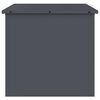 vidaXL Outdoor Storage Box Anthracite 55 x 50.5 x 50 cm Steel