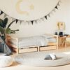 vidaXL Kids Bed Frame with Drawers 80x160 cm Solid Wood Pine
