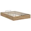 vidaXL Ottoman Bed Frame Artisan Oak 120 x 190 cm Engineered Wood