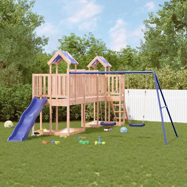 vidaXL Outdoor Playset Solid Wood Douglas