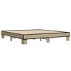 vidaXL Bed Frame without Mattress Sonoma Oak 160x200 cm