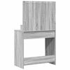 vidaXL Dressing Table Grey Sonoma 75.5 x 41 x 135 cm Engineered Wood