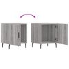 vidaXL Bedside Cabinets 2 pcs Grey Sonoma 40x40x50 cm Engineered Wood