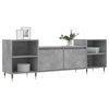 vidaXL TV Cabinet Concrete Grey 160x35x55 cm Engineered Wood