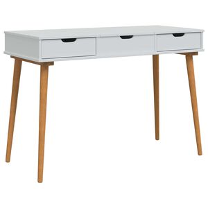 vidaxl Dressing Table FAUSKE White 112 x 50 x 78 cm
