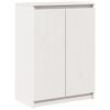 vidaXL Sideboard White 60x36x84 cm Solid Wood Pine