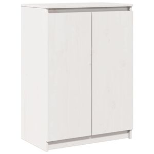 vidaXL Sideboard White 60x36x84 cm Solid Wood Pine