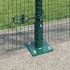 vidaXL Fence Post Green 25 x 1 m (16 x 16 mm mesh) Steel
