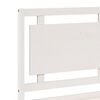 vidaXL Extra Long Bed Frame without Mattress White 160x210 cm Solid Wood