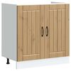 vidaXL Sink Base Cabinet Lucca 2 pcs Artisan Oak Engineered Wood