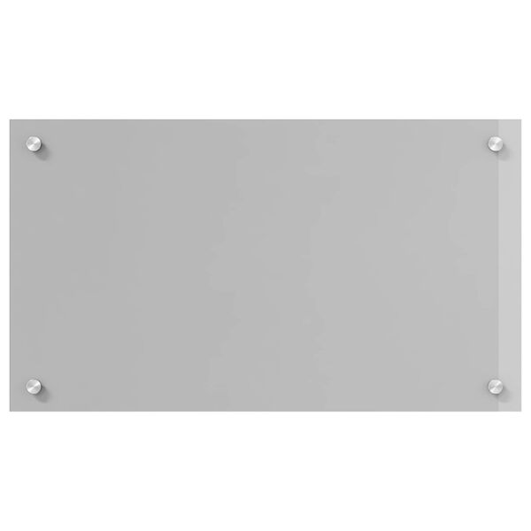 vidaXL Kitchen Backsplash Light grey 70 x 40 x 0.6 cm Tempered Glass
