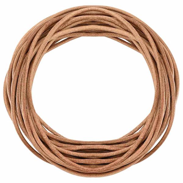 vidaXL Leather Cord Brown &Oslash;3 mm x 10 m Leather