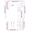 vidaXL Outdoor Playset Solid Wood Pine
