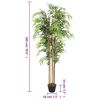 vidaXL Artificial Bamboo Tree 1605 Leaves 180 cm Green