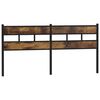 vidaXL Replace Headboard Smoked Oak 180 cm Iron and Engineered Wood