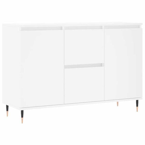 vidaXL Sideboard White 101.5x35x70 cm Engineered Wood