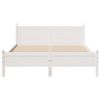 vidaXL Bed Frame without Mattress White 160x200 cm Solid Wood Pine