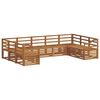 vidaXL Sectional Sofa Set 9 pcs Natural