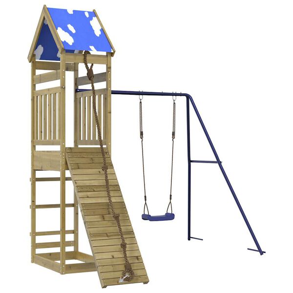vidaXL Outdoor Playset Impregnated Wood Pine