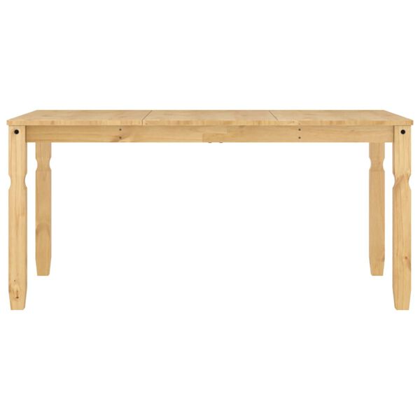 vidaXL Dining Table Corona 160x80x75 cm Solid Wood Pine