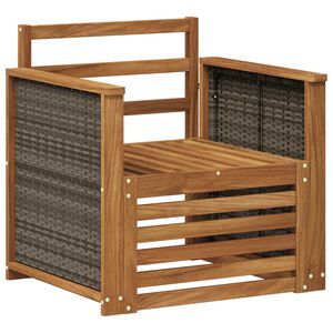 vidaXL Outdoor Middle Sofa Natural