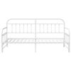 vidaXL Daybed Frame White 100 x 200 cm Powder-Coated Steel