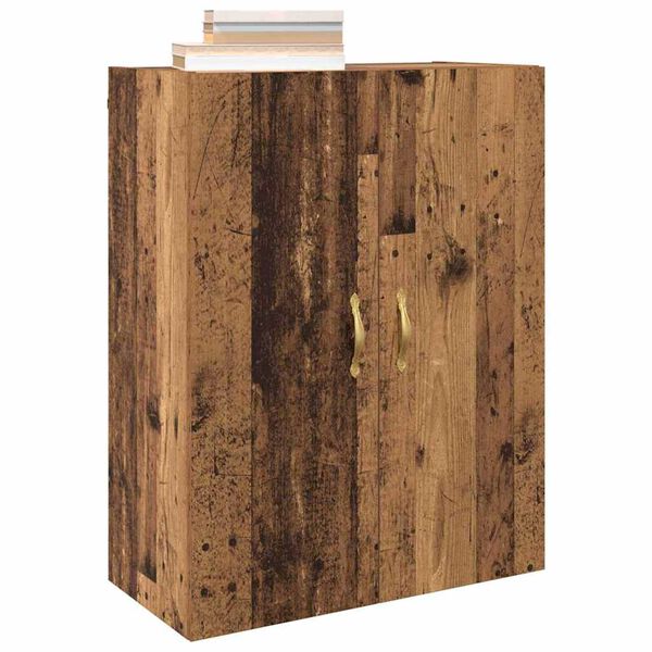 vidaXL Wall-Mounted Cabinet 2 pcs Old Wood 69.5 x 34 x 90 cm