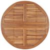 vidaXL Folding Garden Dining Table 120x120x75 cm Solid Teak Wood