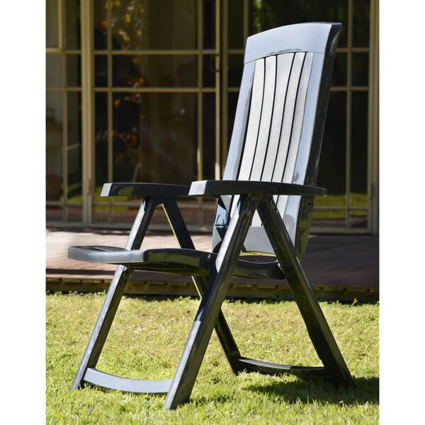 Keter Reclining Garden Chairs Corsica 2 pcs Grey
