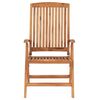 vidaXL Reclining Garden Chairs 6 pcs Solid Teak Wood
