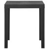 vidaXL Garden Table Grey 79x65x72 cm Plastic