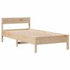 vidaXL Bed Frame without Mattress 90x190 cm Single Solid Wood Pine