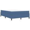 vidaXL Bed Frame with Mattress Blue 140 x 200 cm Fabric