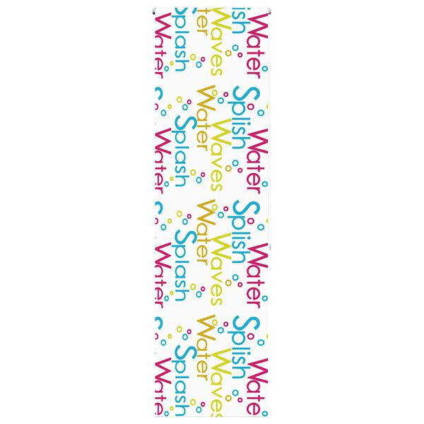 vidaXL Shower Roller Blind 70x240 cm Fabric Width 66 cm