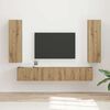 vidaXL TV Cabinet Set Wall-mounted 3 pcs Artisan Oak Engineered Wood