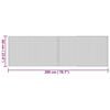 vidaXL Rug Rectangular Nature 60x200 cm Bamboo