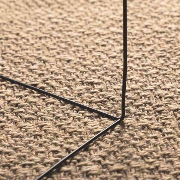 vidaXL Rug ZIZUR Beige 100x200 cm Jute Look Indoor and Outdoor