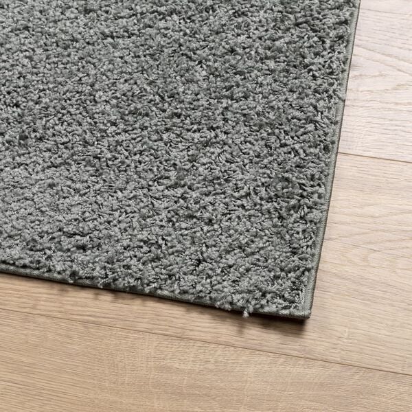 vidaXL Shaggy Rug PAMPLONA High Pile Modern Green 120x170 cm