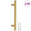 vidaXL Cabinet Handles 10 pcs Gold 128 mm Stainless Steel