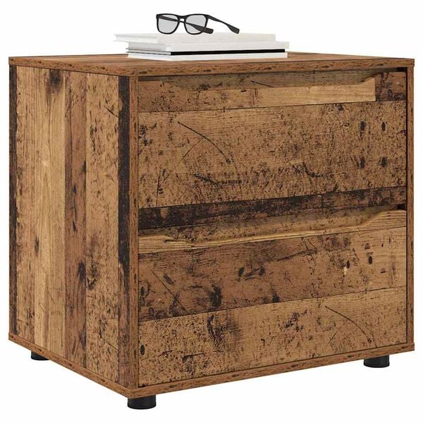 vidaXL Storage Cabinet Old Wood 60 x 48 x 57 cm Engineered Wood