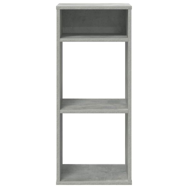 vidaXL Book Cabinet Concrete Grey 34x31x80 cm Engineered Wood