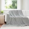 vidaXL Throw Blankets 6 pcs Grey 240 x 270 cm Fleece