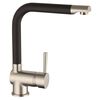 SCHÜTTE Sink Mixer "RIO" Stainless Steel and Black Mat