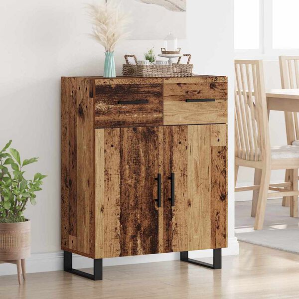 vidaXL Sideboard Old Wood 69.5 x 34 x 90 cm Engineered Wood